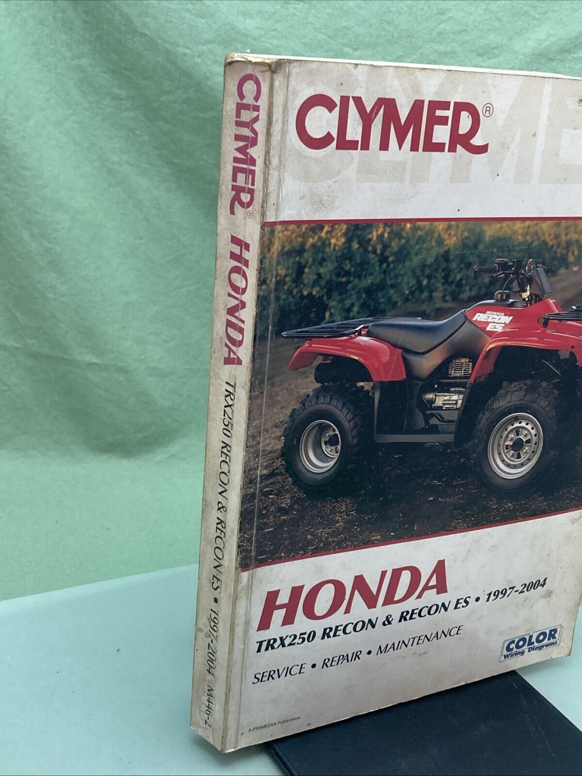 GENUINE CLYMER M446-2 HONDA TRX250 RECON & RECON ES 1997-2004 REPAIR MANUAL