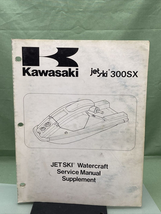 GENUINE KAWASAKI 99924-1070-52 JETSKI WATERCRAFT SERVICE MANUAL SUPPLEMENT 300SX