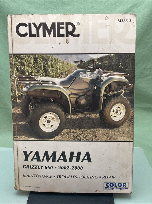 GENUINE CLYMER M285-2 YAMAHA GRIZZLY 660 REPAIR MANUAL 2002-2008