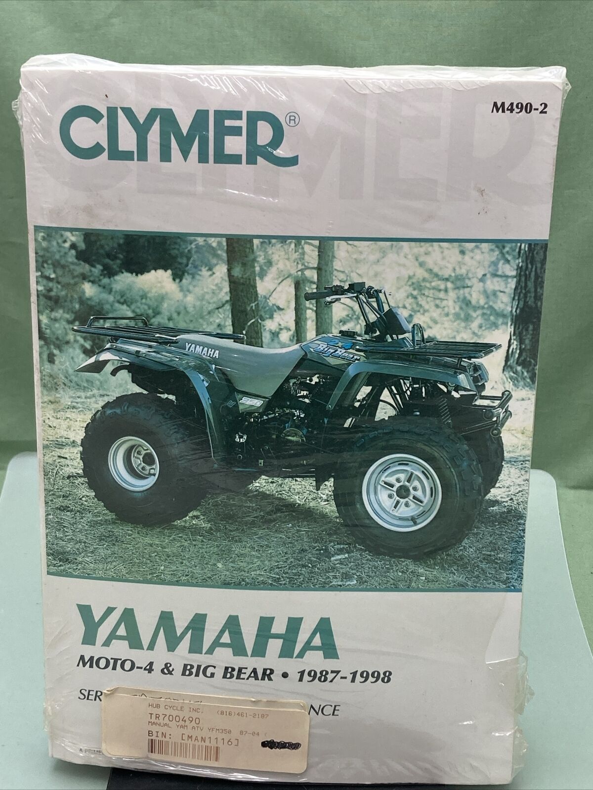 NEW GENUINE CLYMER YAMAHA MOTO-4/BIG BEAR SERVICE MANUAL '87-'98 M490-2