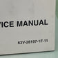 GENUINE YAMAHA LIT-18616-02-59 9.9C, 15C SERVICE MANUAL 2003