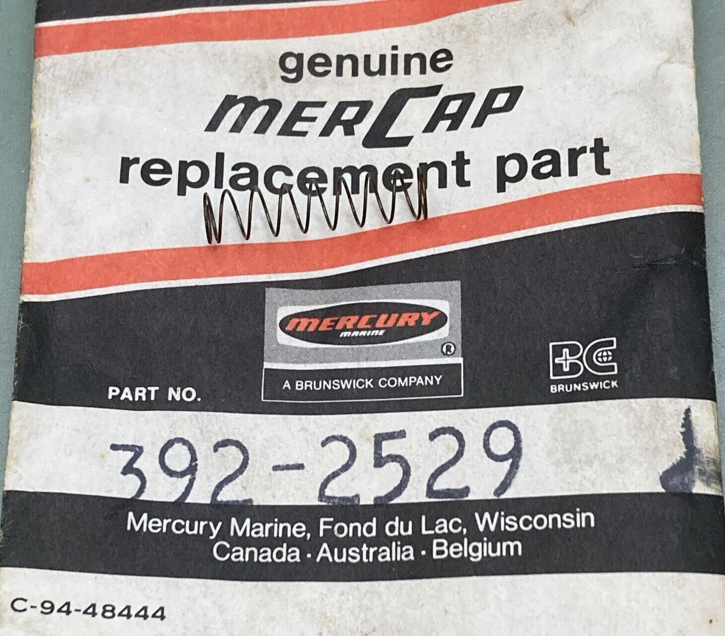 QTY 2 NEW GENUINE MERCURY 392-2529 SPRING HYDRA PUMP OUTBOARD 70HP