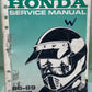 GENUINE HONDA 61KT103 XR250R SERVICE MANUAL '86-'89