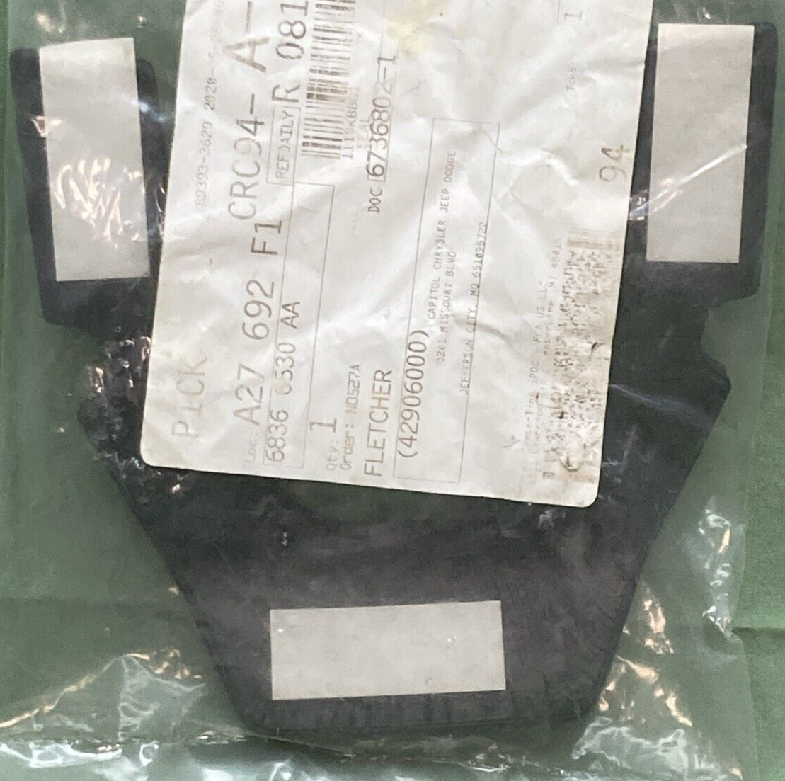 NEW GENUINE MOPAR 68366530AA Hood Seal FITS 2019-2024 Ram