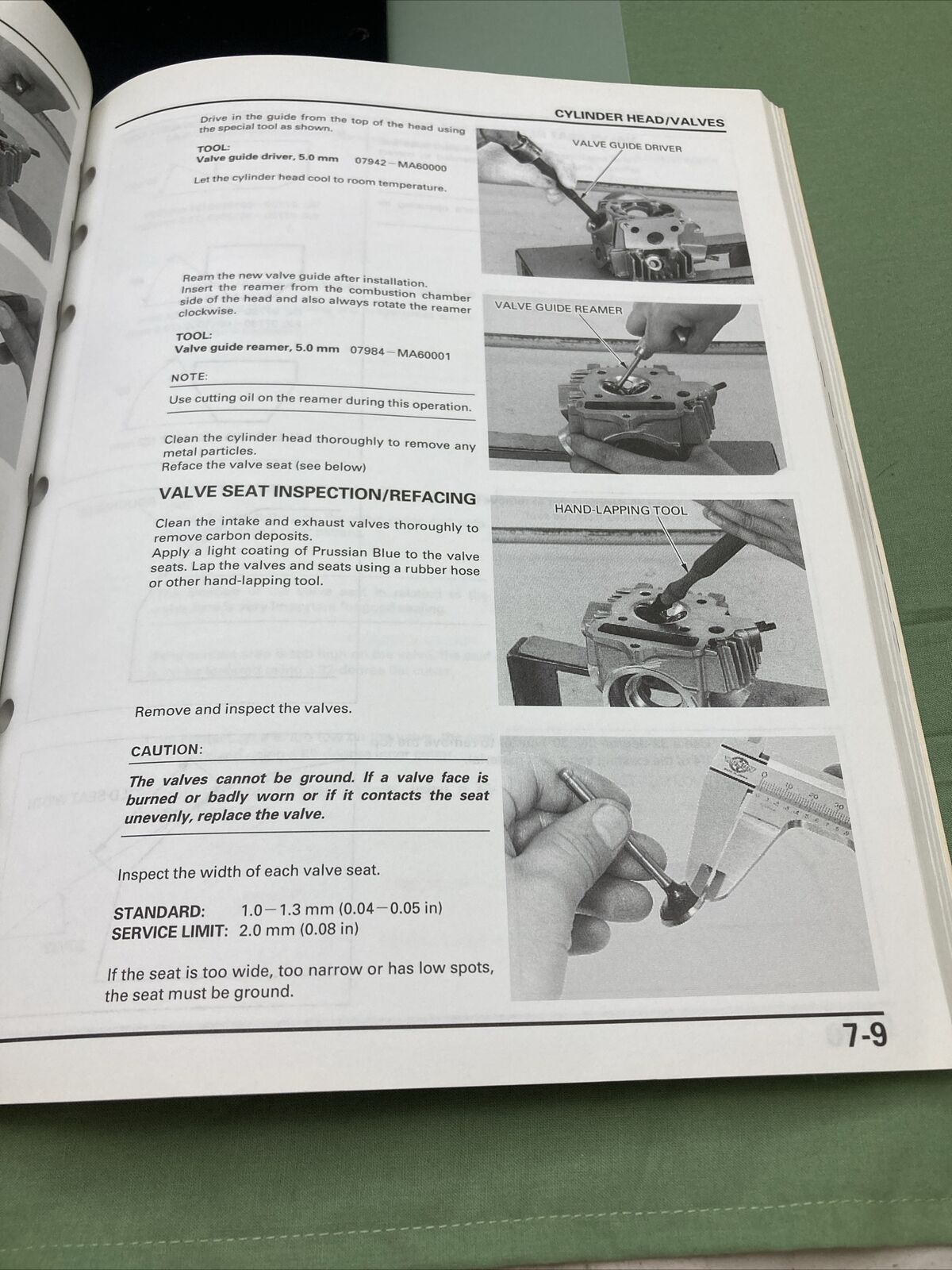 GENUINE HONDA 61GCF00 XR70R SERVICE MANUAL '97-'99