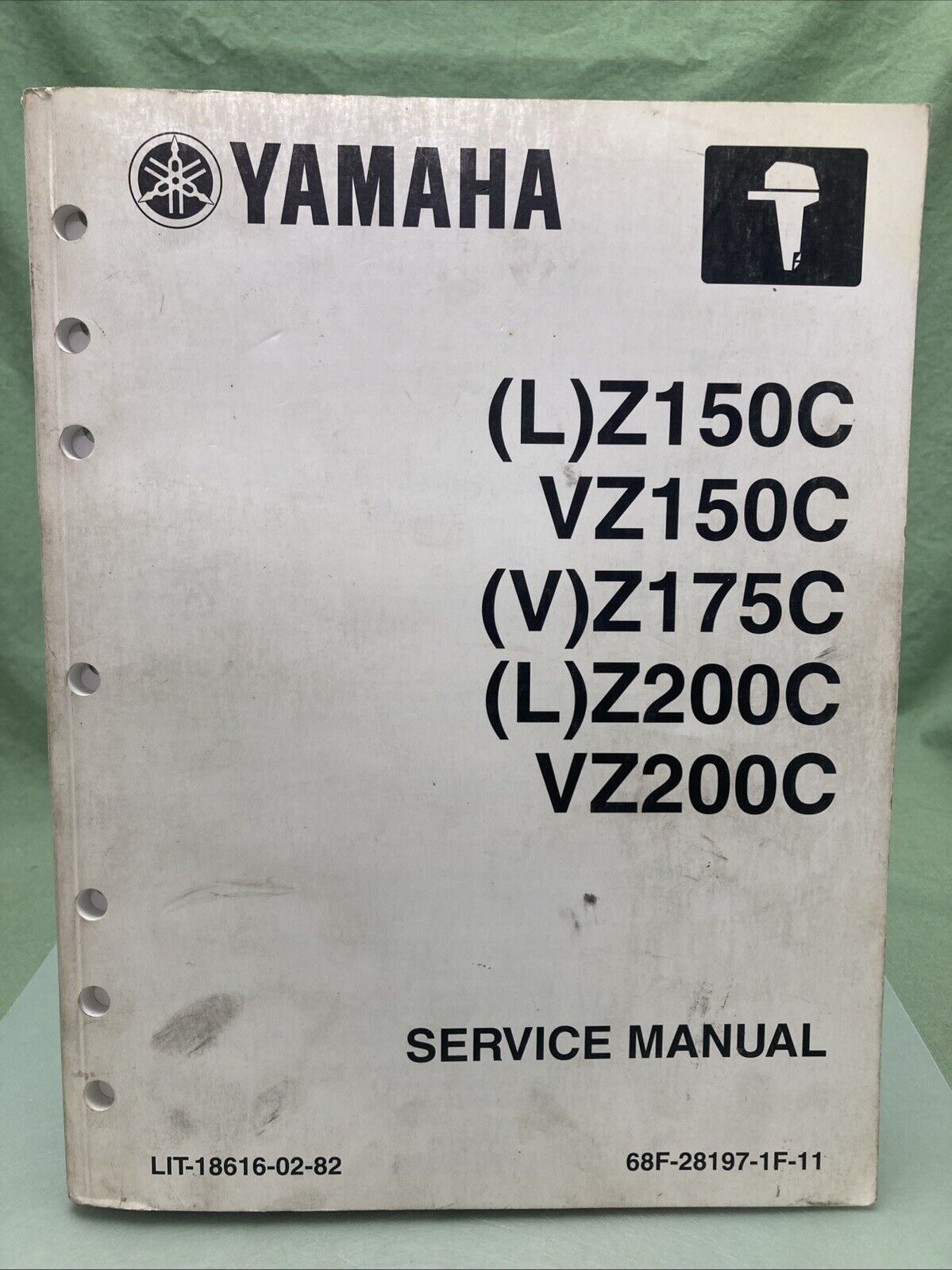 GENUINE YAMAHA LIT-18616-02-82 (L)Z150C,  (V)Z175C, VZ200C SERVICE MANUAL 2003