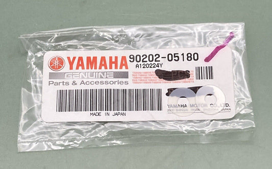QTY 2 NEW GENUINE YAMAHA 90202-05180 FAIRING-COWLING Washer, Plate