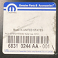 NEW GENUINE MOPAR 68310244AA Body Side Aperture Inner Panel Right FITS JEEP