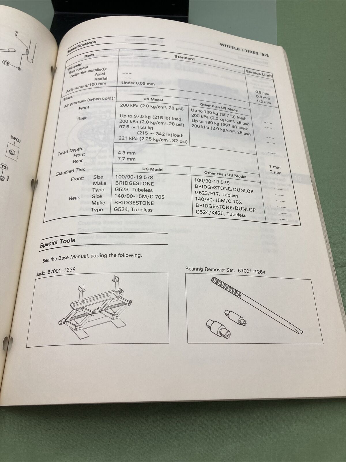 GENUINE KAWASAKI 99924-1125-51 VULCAN 500/EN500 SERVICE MANUAL SUPPLEMENT