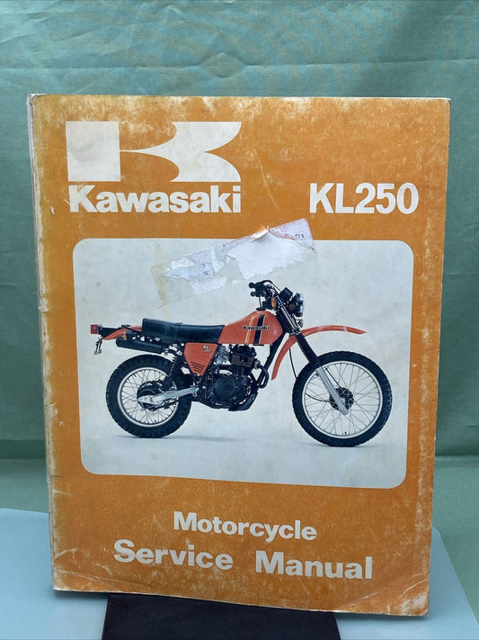 GENUINE KAWASAKI 99924-1024-01 SERVICE MANUAL KL250