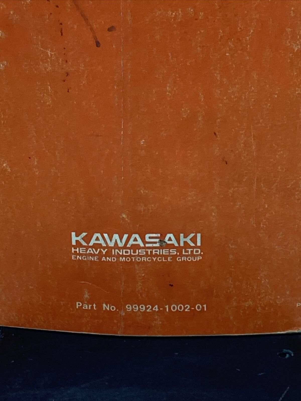 GENUINE KAWASAKI 99924-1002-01 KL250 SERVICE MANUAL