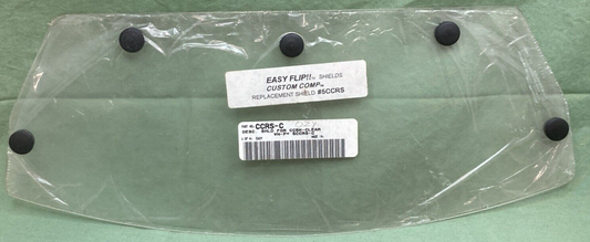 NEW GENUINE PAULSON CCRS-C HELMET VISOR FACE SHIELD EASY-FLIP CLEAR LEXAN COATED