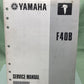 GENUINE YAMAHA LIT-18616-02-16 F40B SERVICE MANUAL 1999