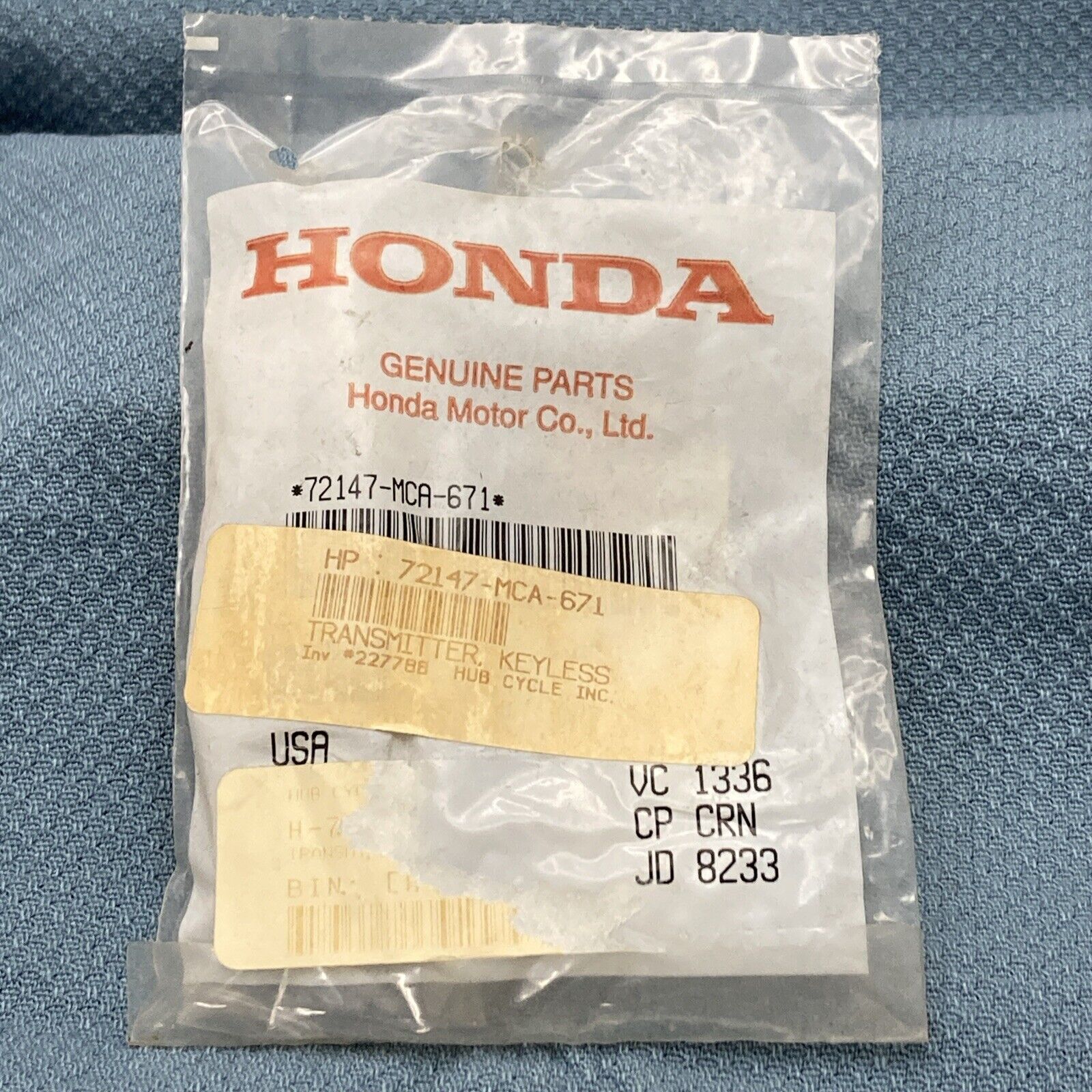 NEW GENUINE HONDA 72147-MCA-671 Transmitter, Keyless – Merica Powersports