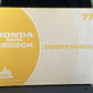 GENUINE HONDA 3137405 CB550K OWNER'S MANUAL '77