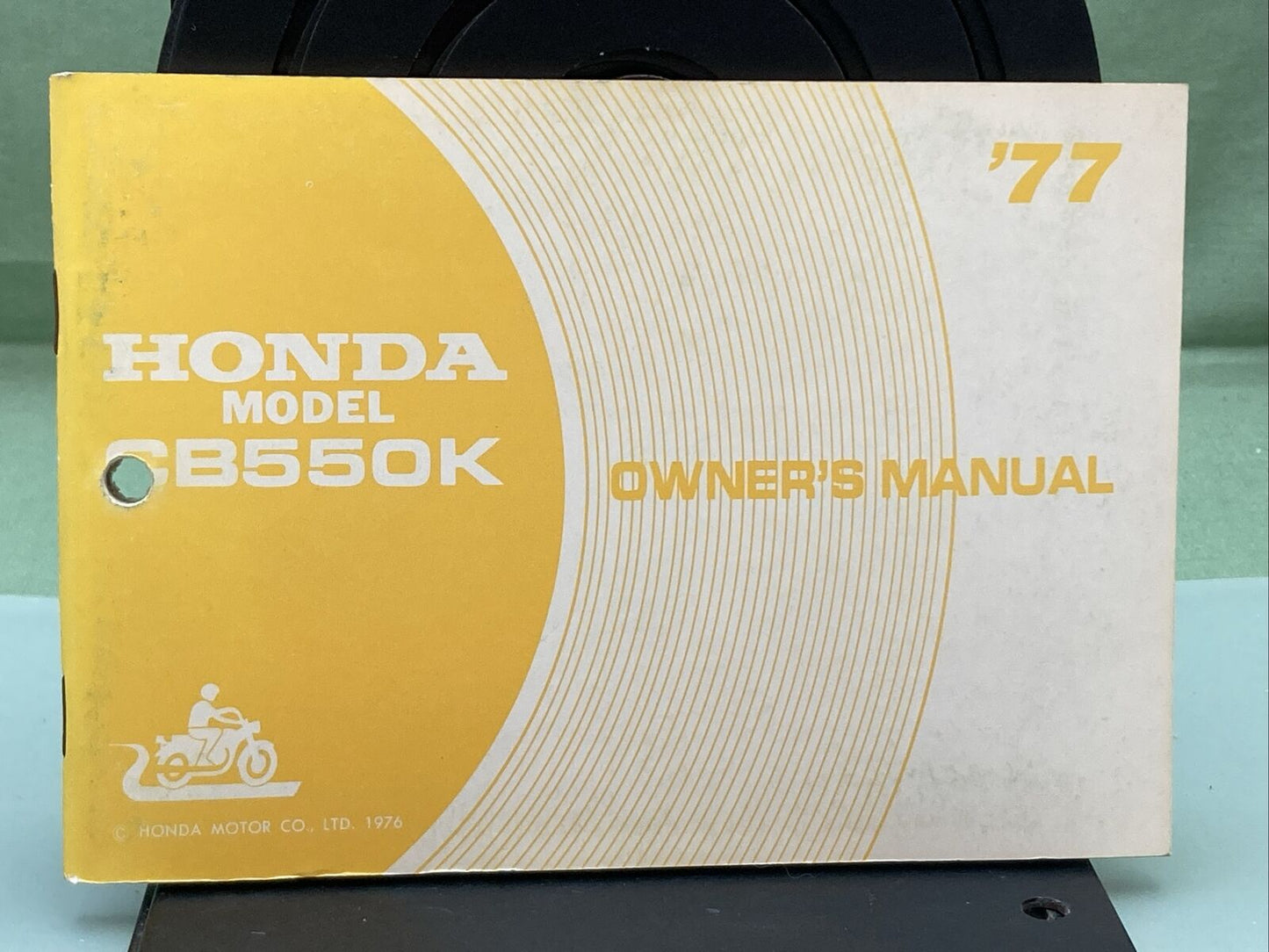 GENUINE HONDA 3137405 CB550K OWNER'S MANUAL '77