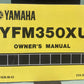 YAMAHA LIT-11626-06-43 YFM350XU OWNER'S MANUAL 1987