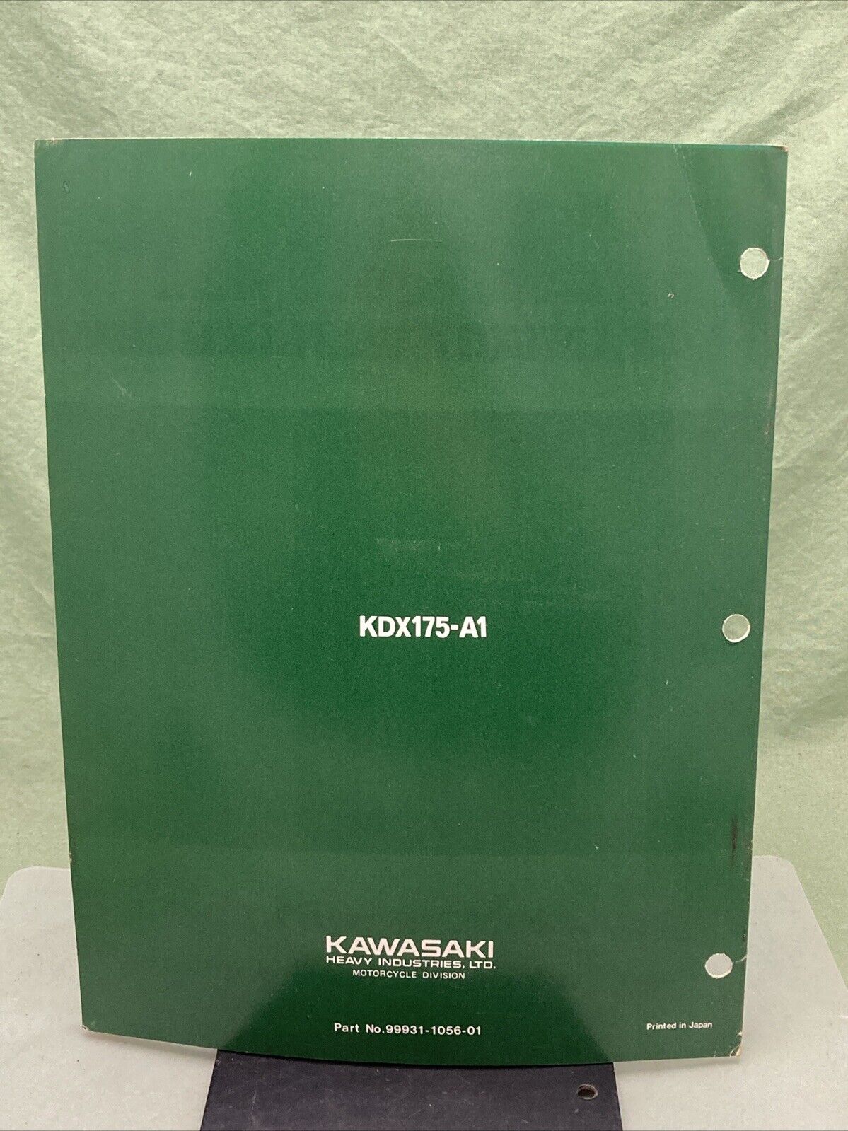 GENUINE KAWASAKI 99931-1056-01 KDX175 MOTORCYCLE ASSEMBLY AND PREP MANUAL 1979