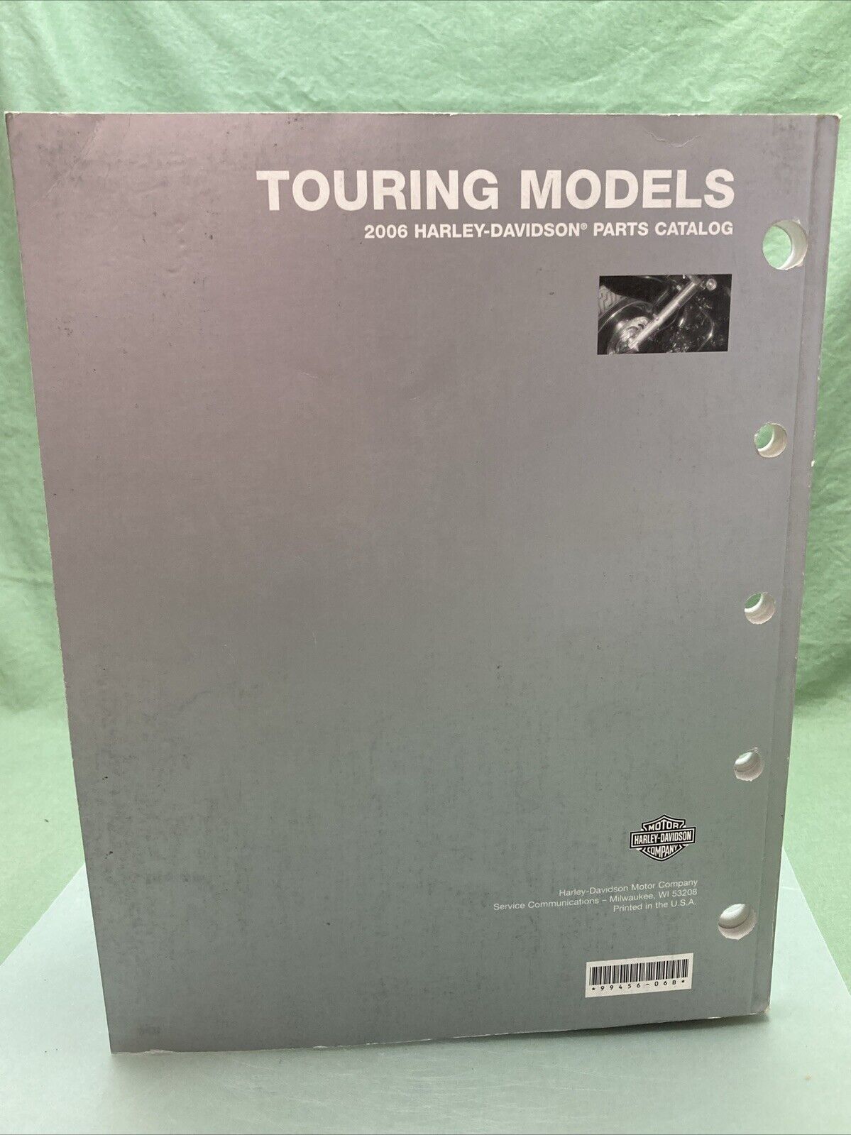 HARLEY DAVIDSON 99456-06B TOURING MODELS 2006 PARTS CATALOG