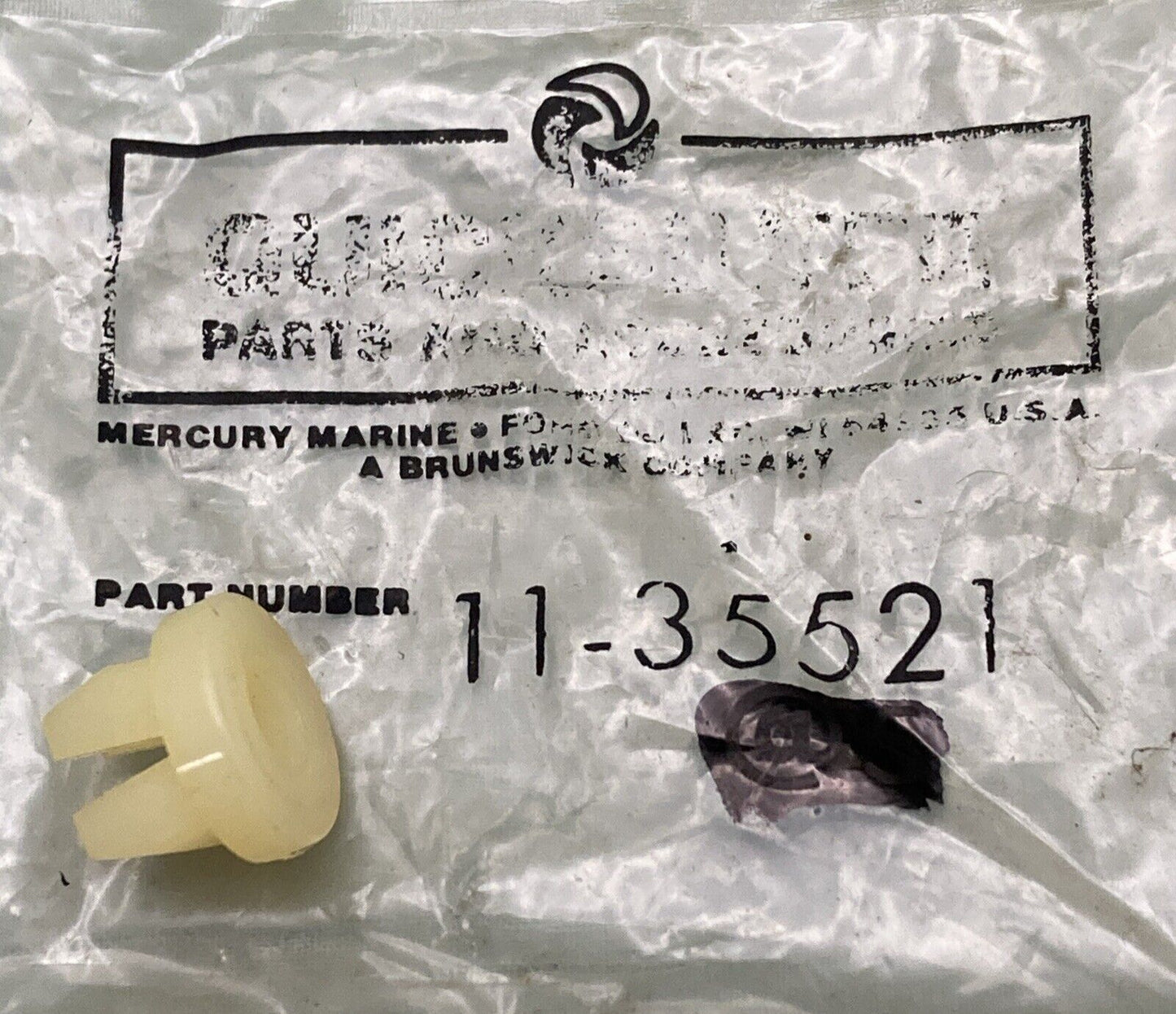 QTY 5 NEW GENUINE MERCURY QUICKSILVER 11-35521 NUT