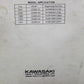 GENUINE KAWASAKI 99924-1070-52 JETSKI WATERCRAFT SERVICE MANUAL SUPPLEMENT 300SX