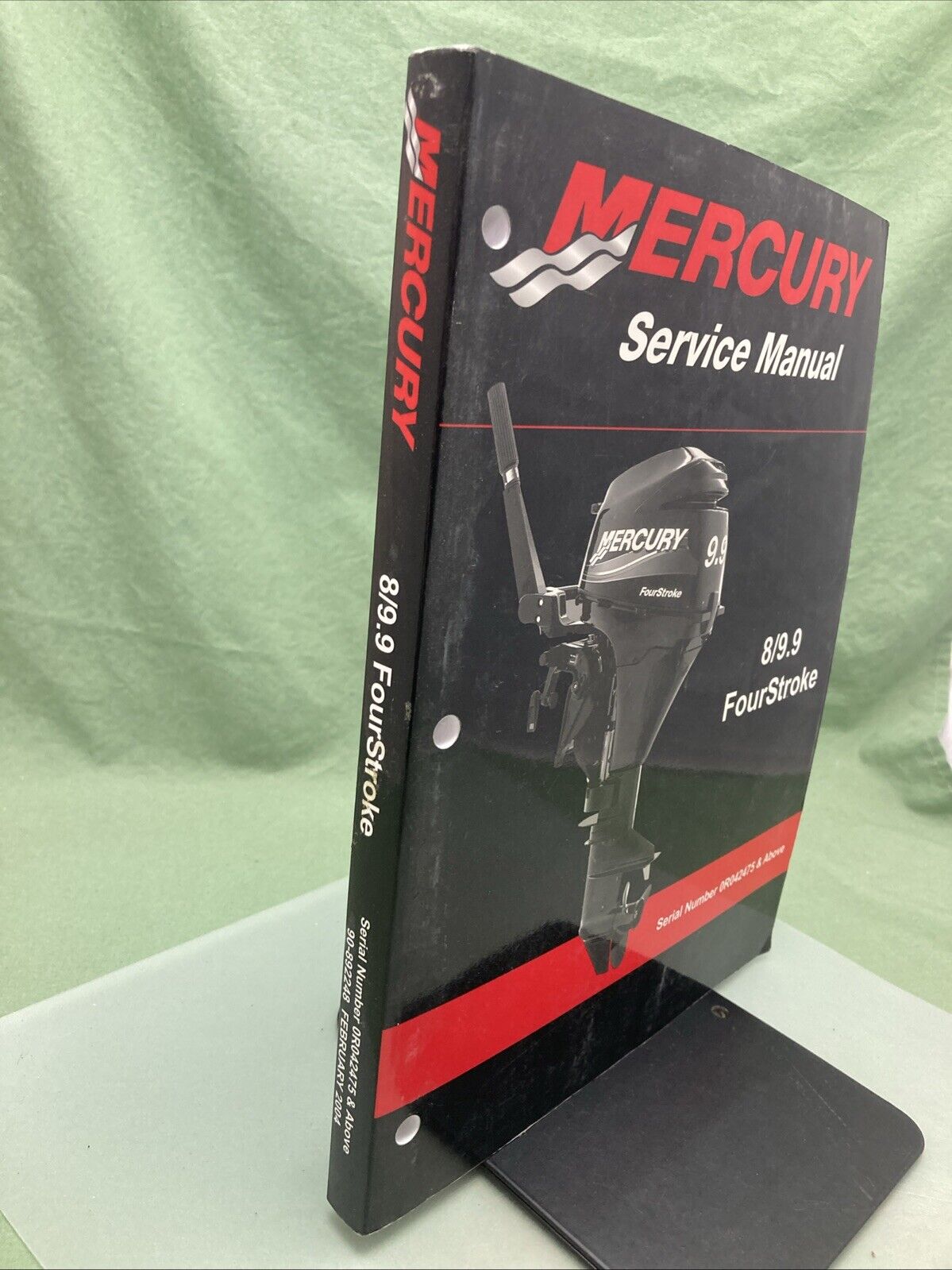 GENUINE MERCURY 90-892248 8/9.9 FOURSTROKE SERVICE MANUAL 2004