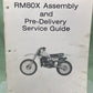 GENUINE SUZUKI MS-0601E-03 RM80X ASSEMBLY AND PRE-DELIVERY SERVICE GUIDE