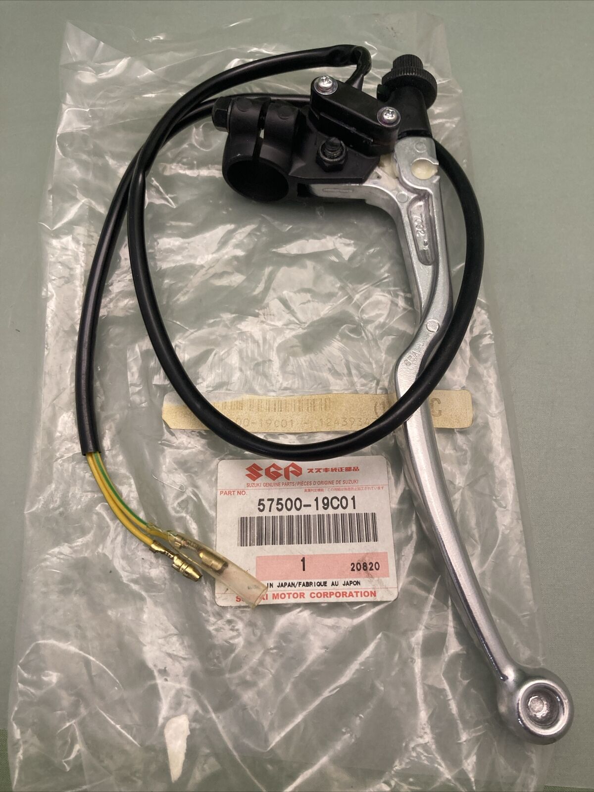 NEW GENUINE SUZUKI 57500-19C01 CLUTCH LEVER ASSEMBLY