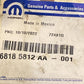 NEW GENUINE MOPAR 68185812AA STEERING TIE-ROD BASE