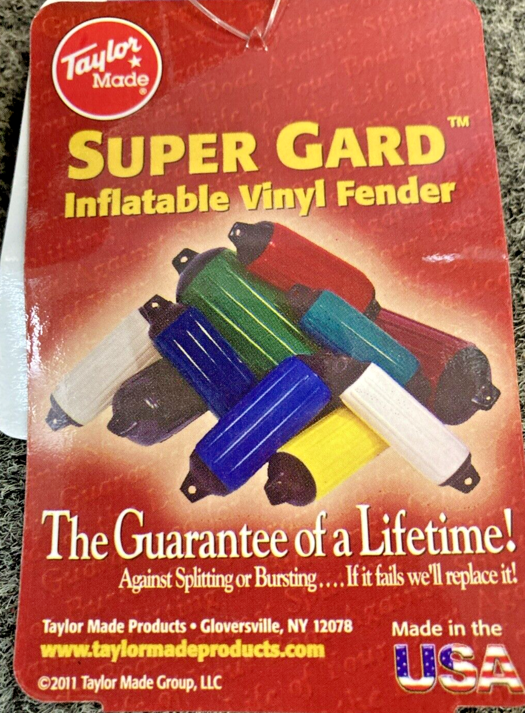 NEW GENUINE TAYLOR MADE 953520 SUPER GARD INFLATABLE VINYL FENDER