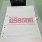 GENUINE SUZUKI 99501-38010-03E GS850G SUPPLEMENTARY SERVICE MANUAL 1982