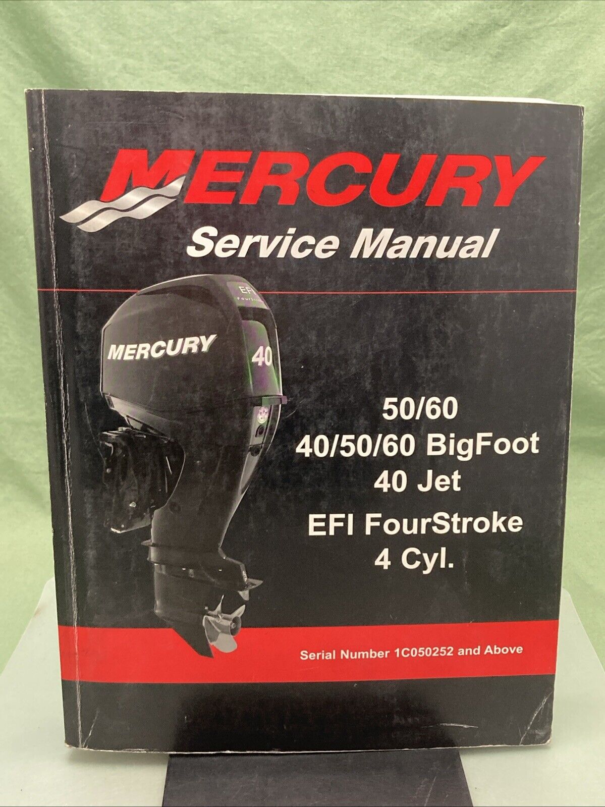 GENUINE MERCURY 90-899975 50/60, 40/50/60 BIGFOOT, 40 JET EFI SERVICE MANUAL '08