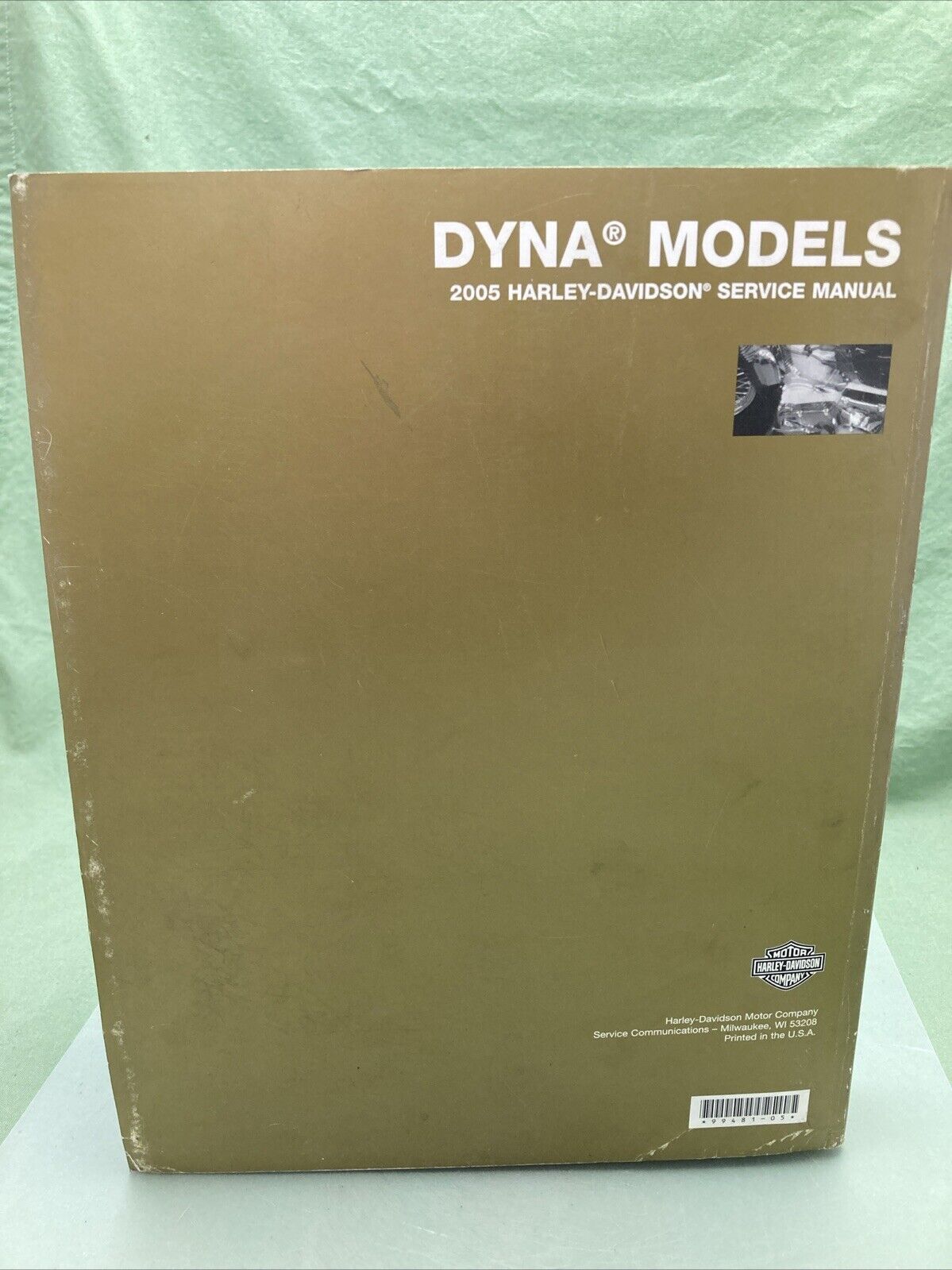 HARLEY DAVIDSON 99481-05 DYNA MODELS 2005 SERVICE MANUAL