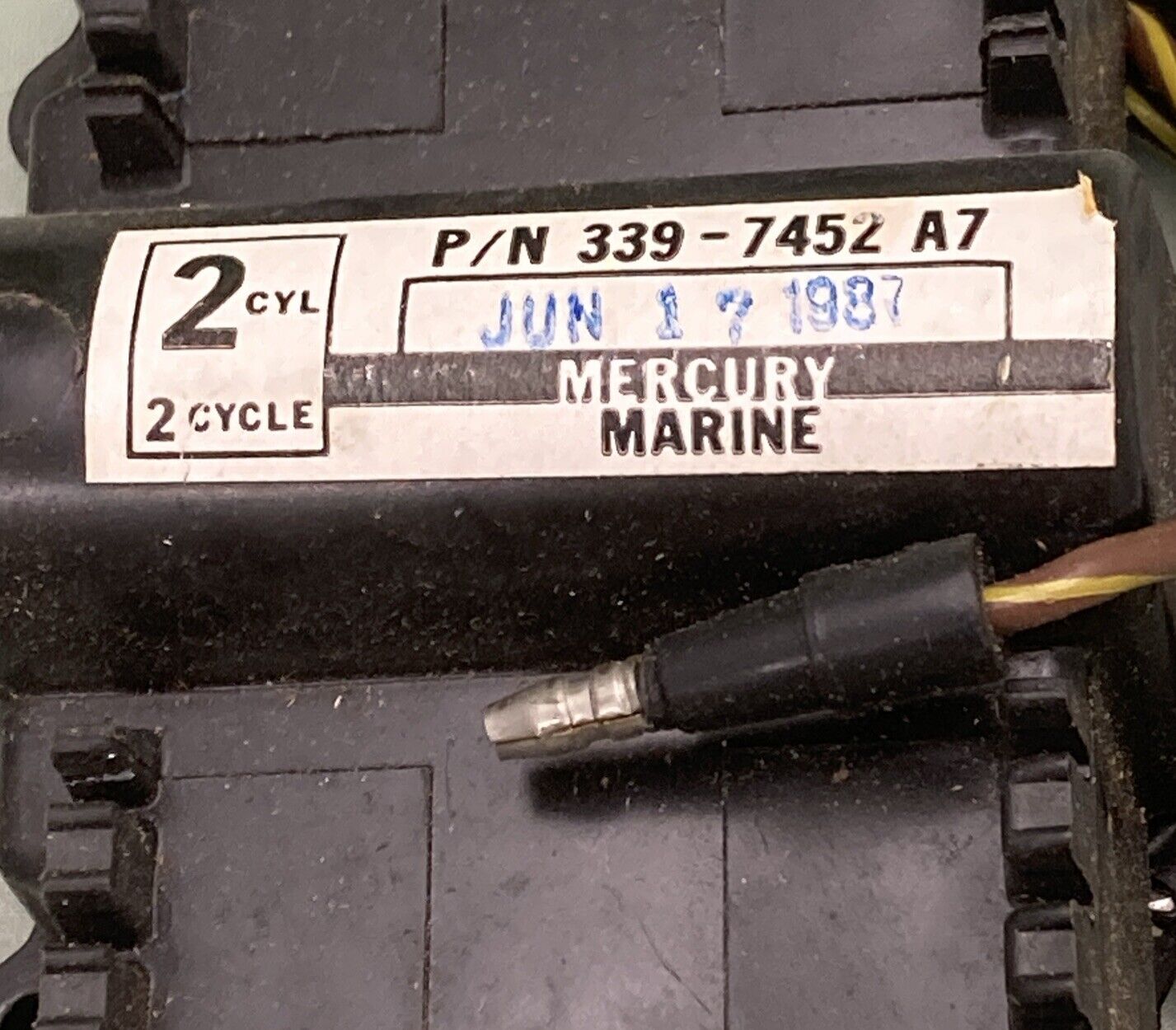 NEW GENUINE MERCURY QUICKSILVER 339-7452 A7 SWITCHBOX ASM 399-7452A19