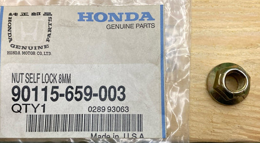 QTY 3 NEW GENUINE HONDA 90115-659-003 SELF LOCK NUT (8MM)