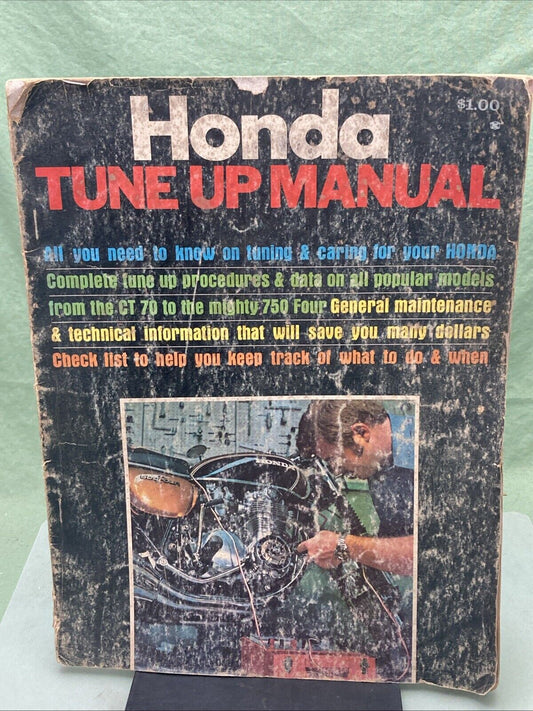 GENUINE HONDA TUNE UP MANUAL 1971 CYCLE GUIDE PUBLICATIONS