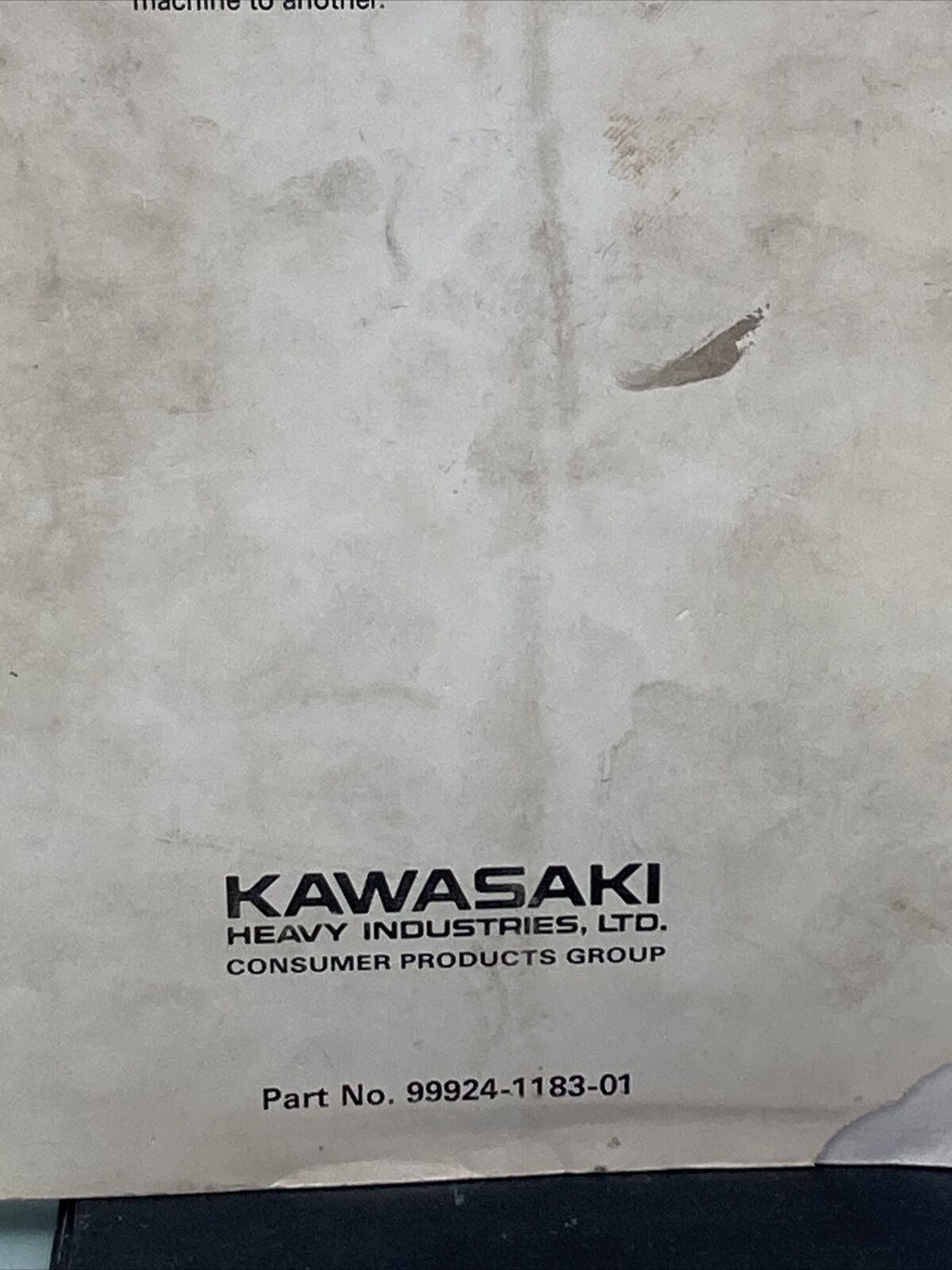 GENUINE KAWASAKI 99924-1183-01 SERVICE MANUAL VULCAN 800/VN800