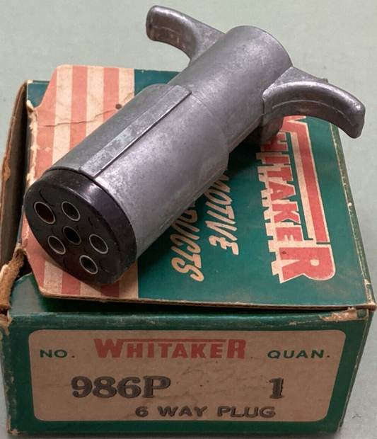 NEW GENUINE WHITAKER 986P 6 WAY PLUG