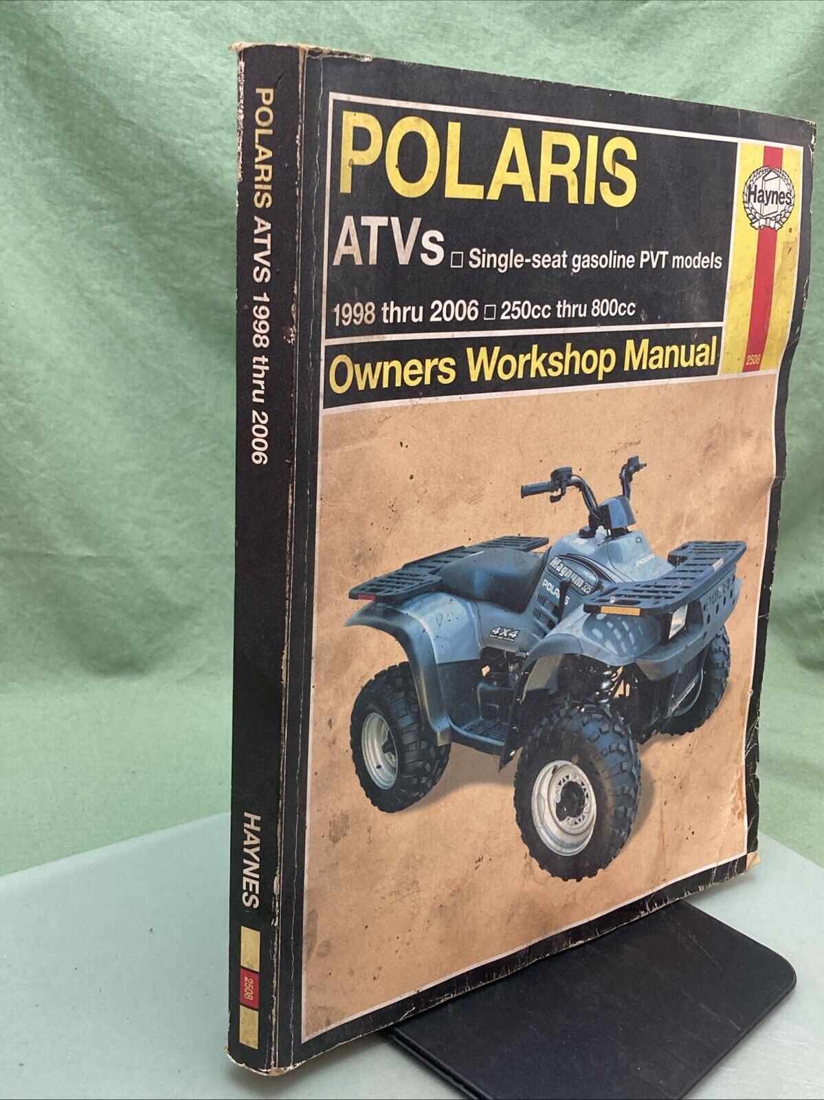 GENUINE HAYNES 2508 POLARIS ATVS SINGLE-SEAT GASOLINE PVT MODELS 98-06 250-800CC