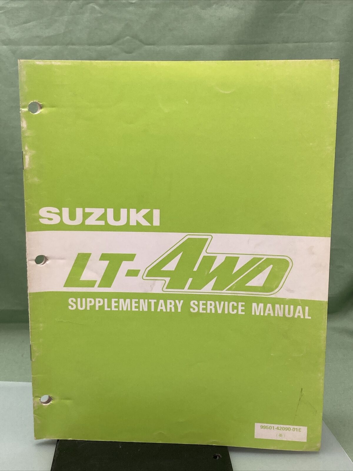 GENUINE SUZUKI 99501-42090-01E SUPPLEMENTARY SERVICE MANUAL LT-4WD