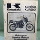 GENUINE KAWASAKI 99924-1080-54 SERVICE MANUAL SUPPLEMENT KLR650/KLR500