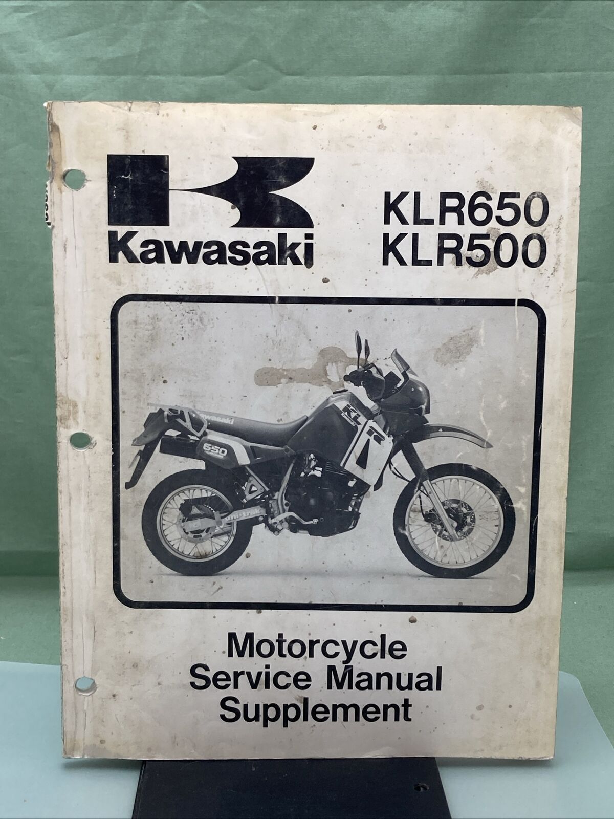 GENUINE KAWASAKI 99924-1080-54 SERVICE MANUAL SUPPLEMENT KLR650/KLR500