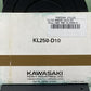 GENUINE KAWASAKI 99920-1613-01 KLR 250 OWNER'S MANUAL