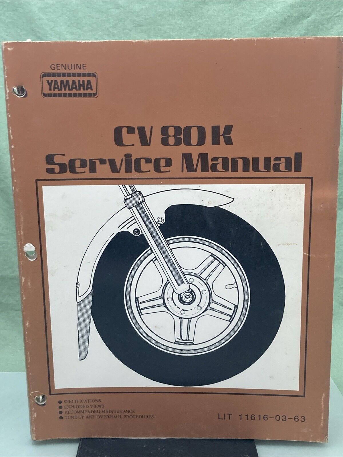 YAMAHA LIT-11616-03-63 CV 80K SERVICE MANUAL