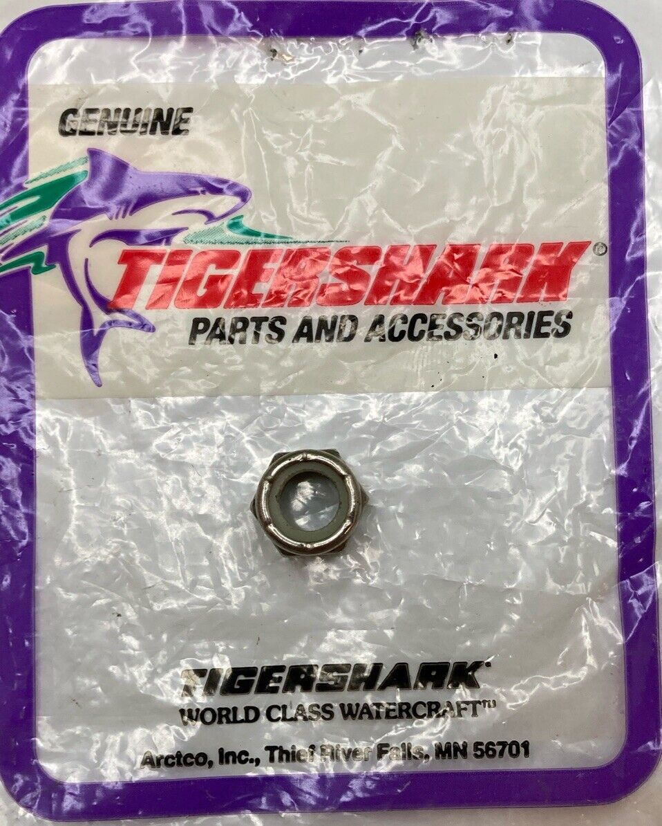 QTY 2 NEW GENUINE TIGERSHARK 0624-258 NUT, LOCK 3/8-16 SS