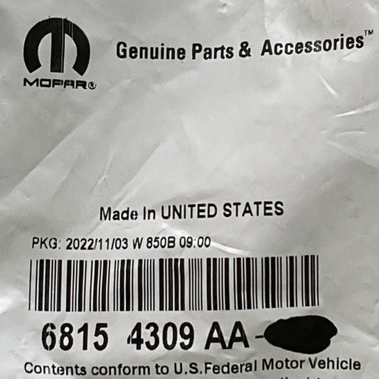 NEW GENUINE MOPAR 68154309AA Fog Lamp Jumper Wiring 2013-2022 Ram