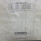 GENUINE KAWASAKI 99924-1093-52 SERVICE MANUAL ELIMINATOR 250, 250HS