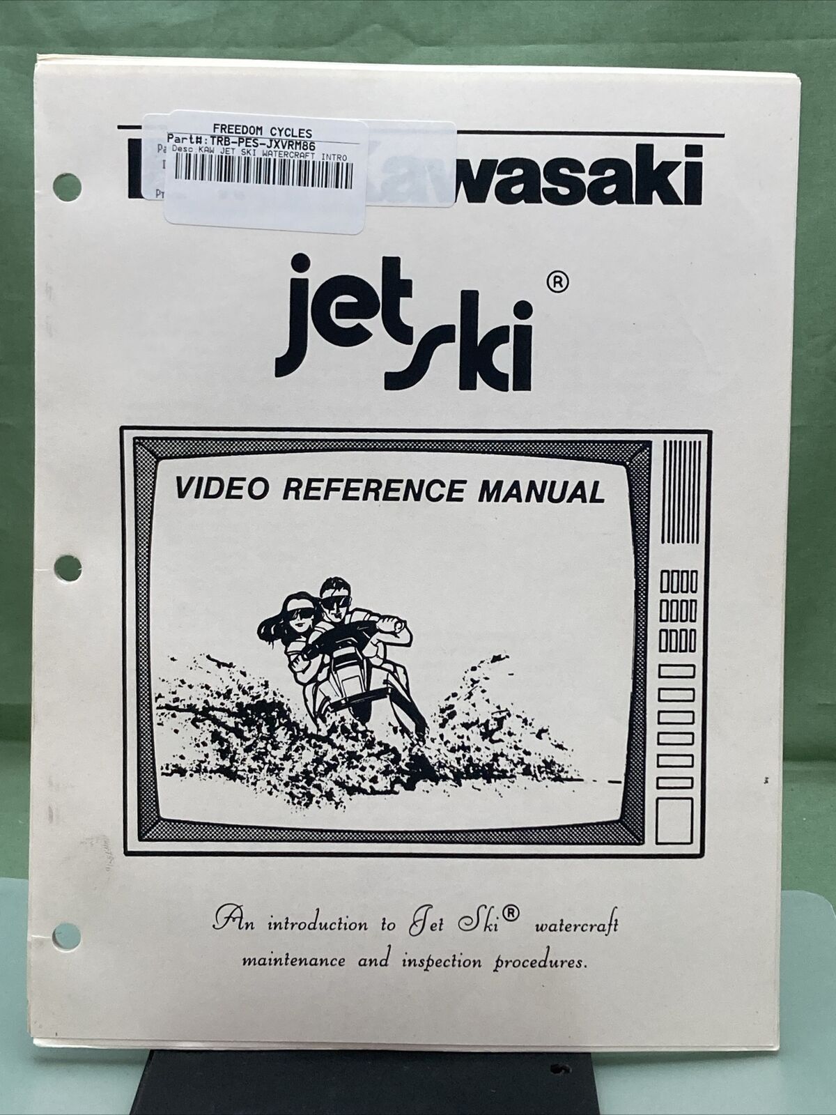 GENUINE KAWASAKI TRB-PESTT-JSVRM86 JET SKI VIDEO REFERENCE MANUAL