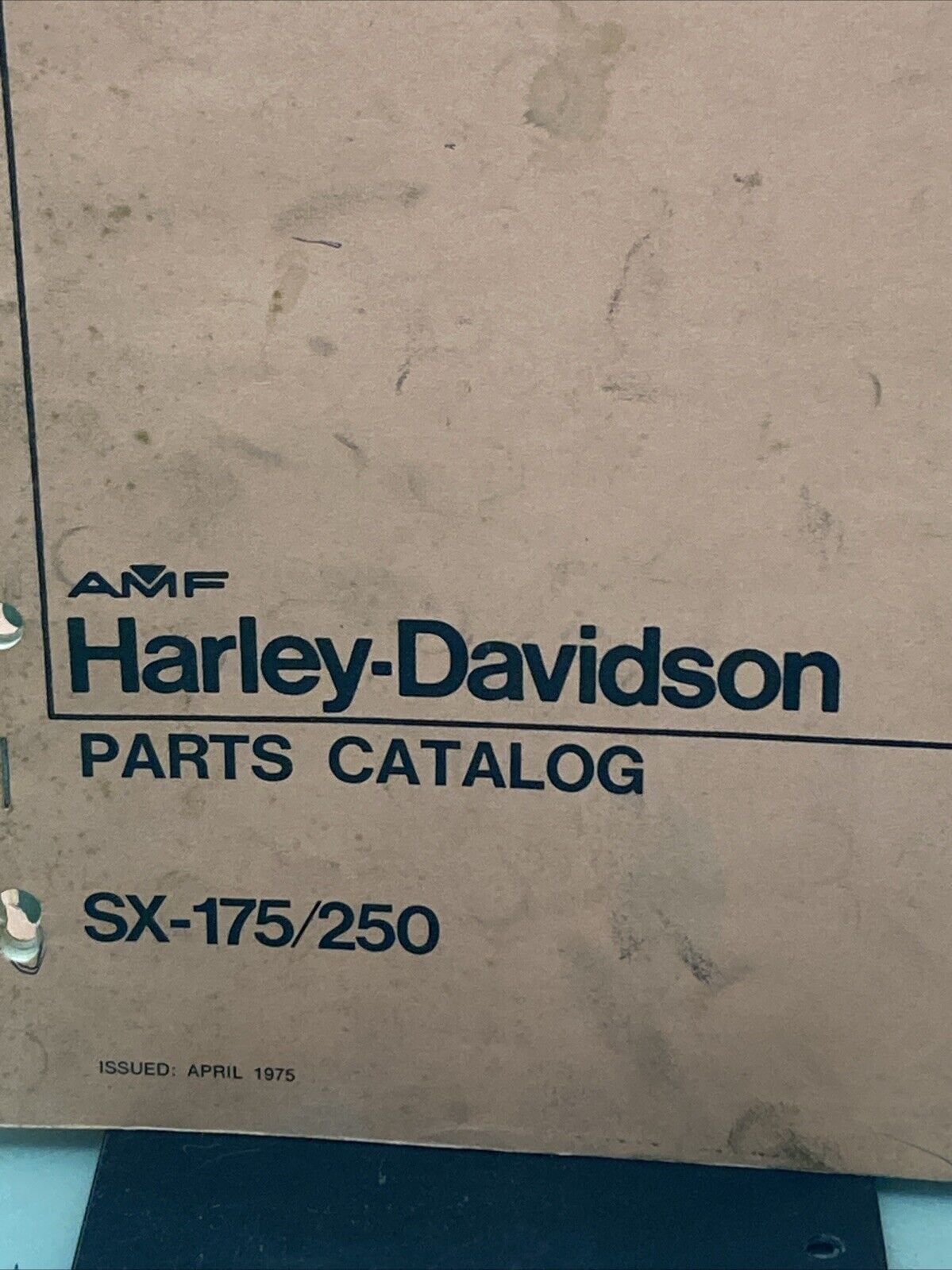 AMF HARLEY DAVIDSON 99440-75 SX-175/250 PARTS CATALOG 1974-1975