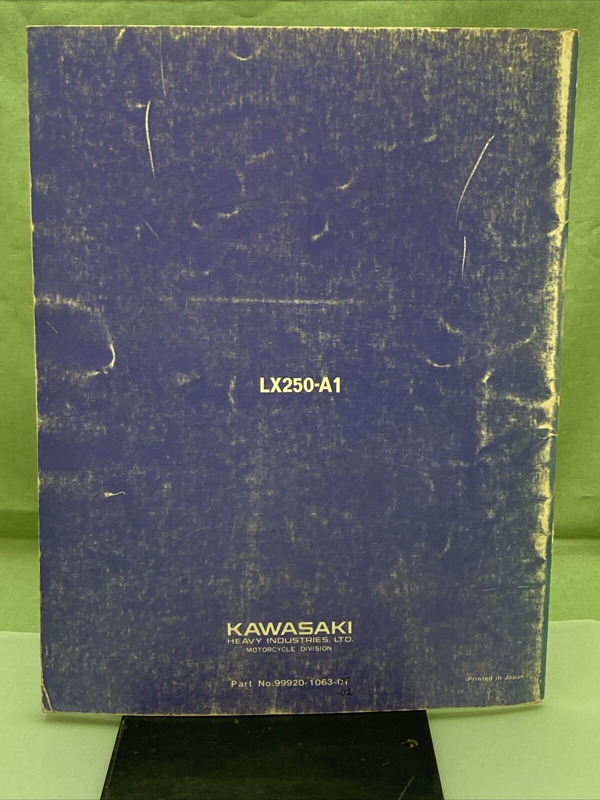 GENUINE KAWASAKI 99920-1063-01 KLX250 OWNER'S/SERVICE MANUAL